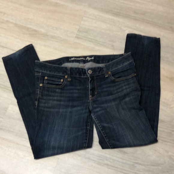 American Eagle Straight Leg Stretch Jeans Size 12 - Picture 5 of 16